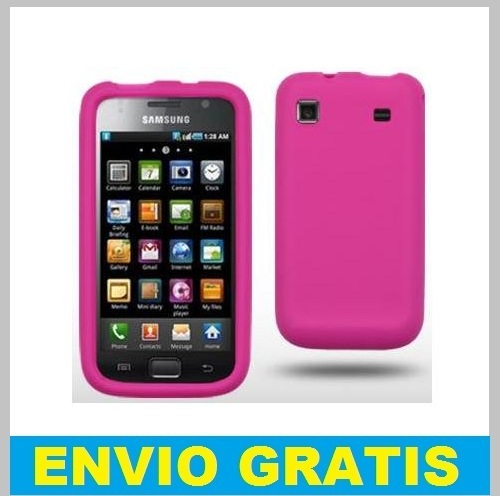 FUNDA SILICONA PARA SAMSUNG I9000 GALAXY S FUCSIA
